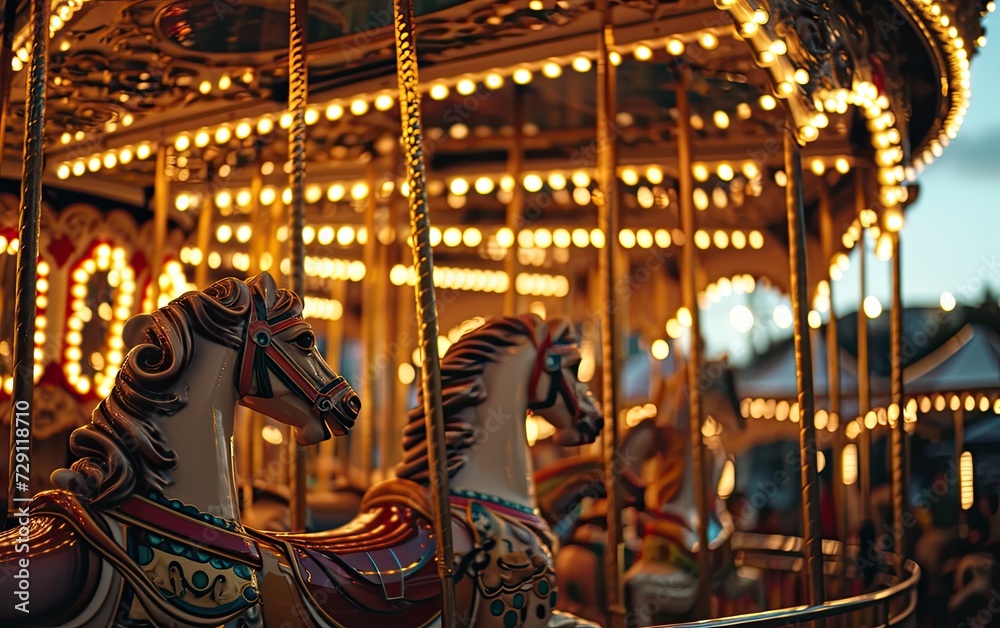 Enchanting Carnival Light Carousel