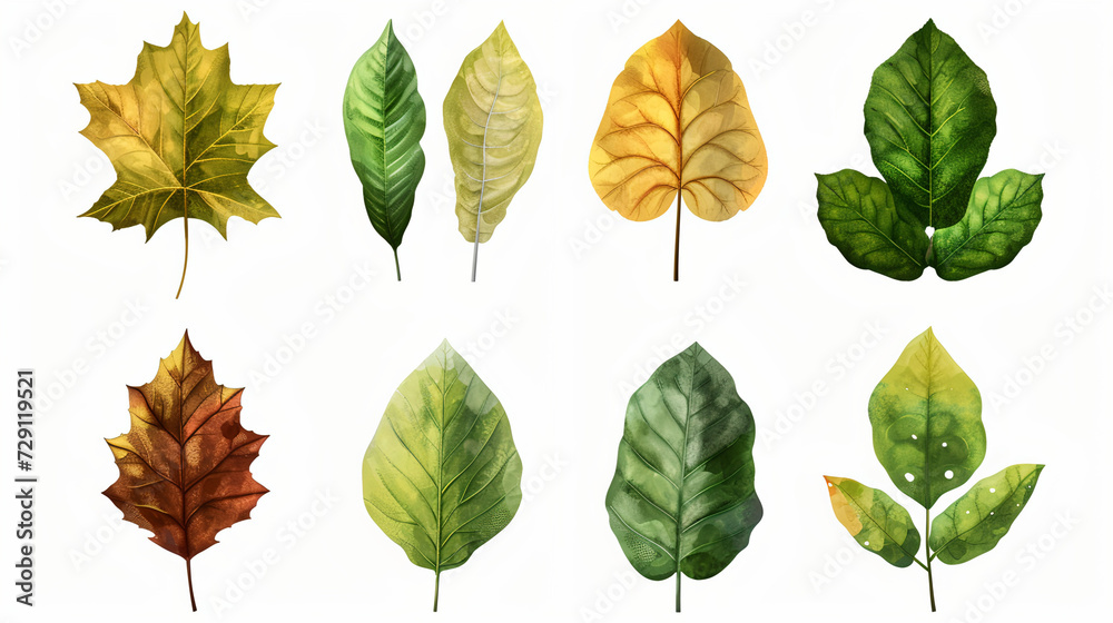 Obraz premium Set of Leaf