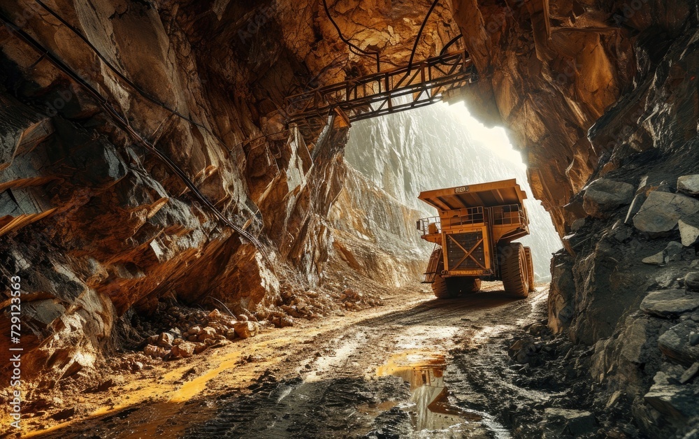 Extracting Minerals with Heavy Equipment