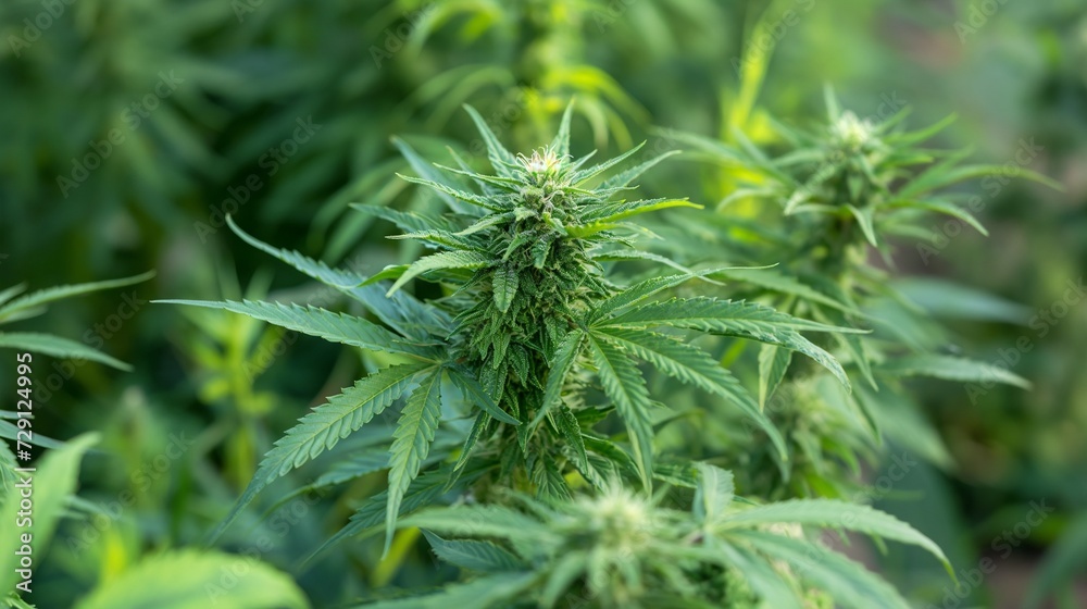 Cannabis flower grown for medicinal. Cannabis flower grown for medicinal.