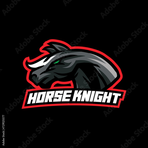 Horse Knight E-Sport Logo