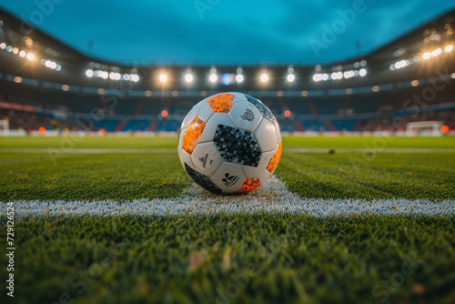 Soccer Ball on the Field A Catchy and Optimized Adobe Stock Title for Monthly Events and Trends Generative AI