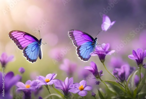 butterfly on a flower © azka