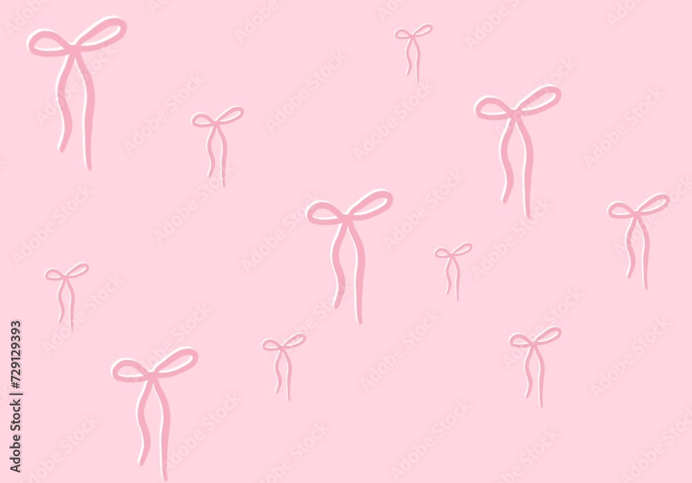 pastel pink ribbon background