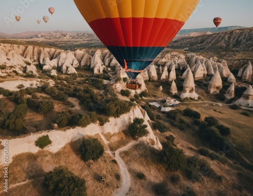 setting up a Hot Air Balloon in Cappadocia