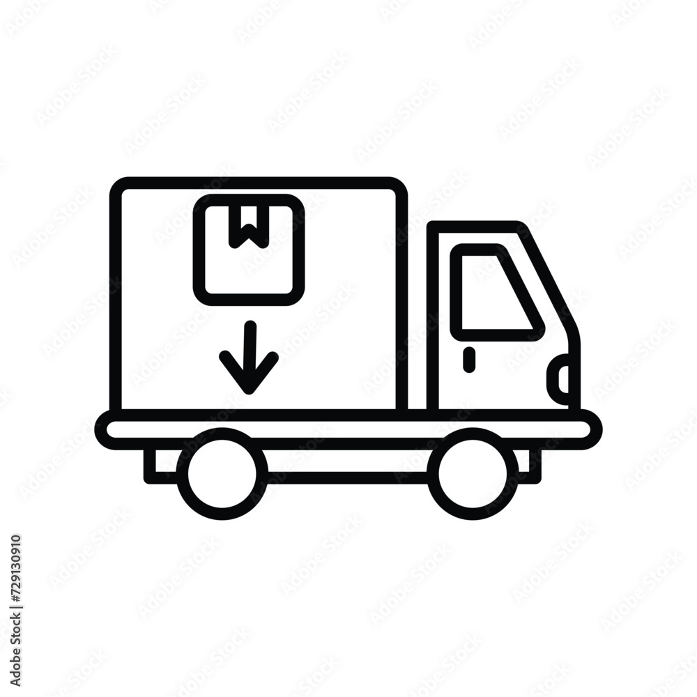receiving area icon with white background vector stock illustration receiving area icon with white background vector stock illustration