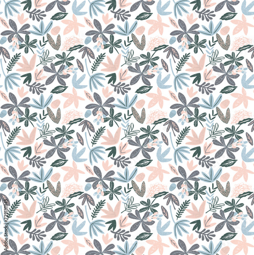 Seamless vector pattern. Background texture in geometric ornamental style. 