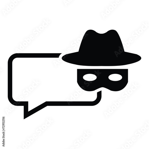 spam messages, fraud, sms spam concepts.