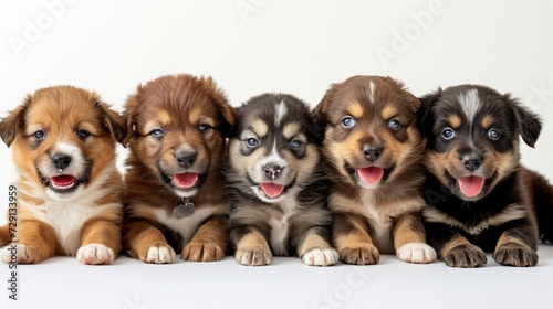 group of puppies