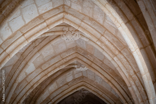 monastery of Santa María la Real de Huerta, built between the 12th and 16th centuries, Santa María de Huerta, Soria, autonomous community of Castilla y León, Spain, Europe