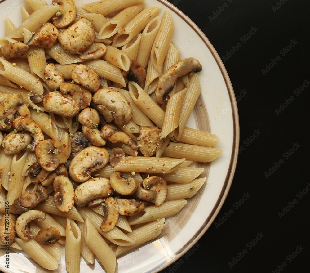 Penne pasta with vegetables Penne pasta with vegetables