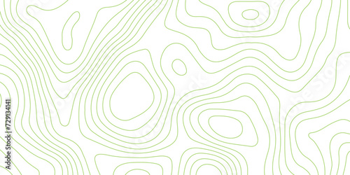 Abstract background with topographic contours map .white wave paper and geographic green line abstract background .vector illustration of topographic line contour map design .