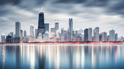 Chicago, Illinois, USA downtown skyline from Lake Michigan  © Afaq