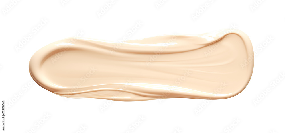 cosmetic smears cream texture on transparent background cosmetic smears cream texture on transparent background
