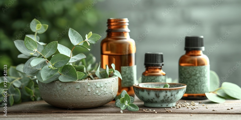 Aromatherapy in a Bottle Essential Oils for a Monthly Self-Care Routine Generative AI