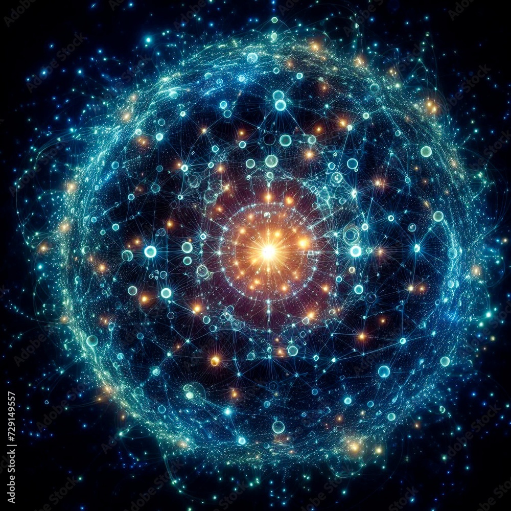 Obraz premium artificial intelligence and robotic world.