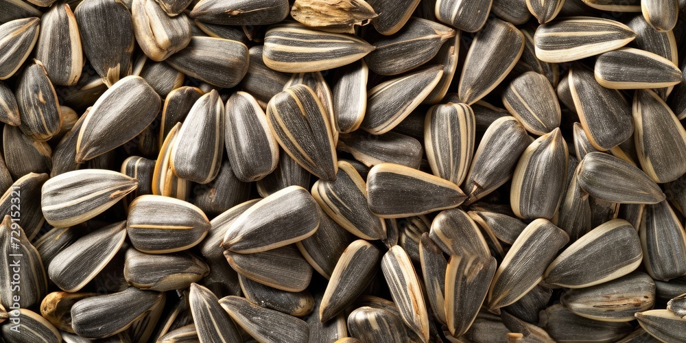 Sunflower seeds texture background. Generative AI Sunflower seeds texture background. Generative AI