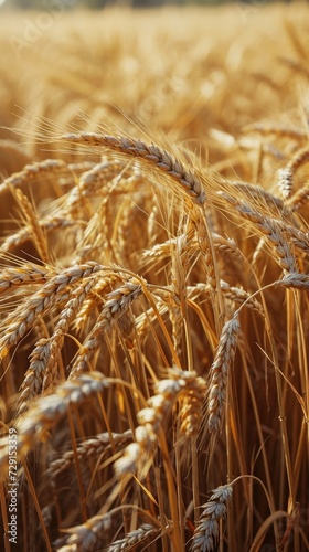 A field of golden wheat