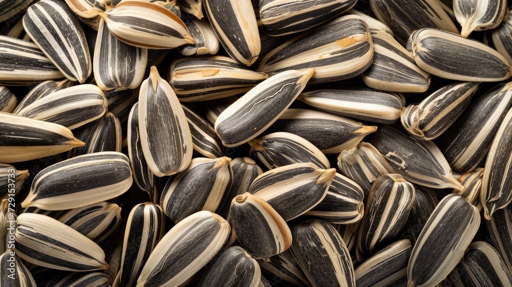 Sunflower seeds texture background. Generative AI Sunflower seeds texture background. Generative AI