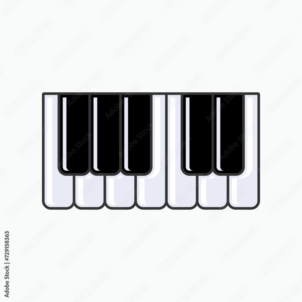 Piano Icon. Music Instrument Symbol for Design, Presentation, Website or Apps Elements. Piano Icon. Music Instrument Symbol for Design, Presentation, Website or Apps Elements.