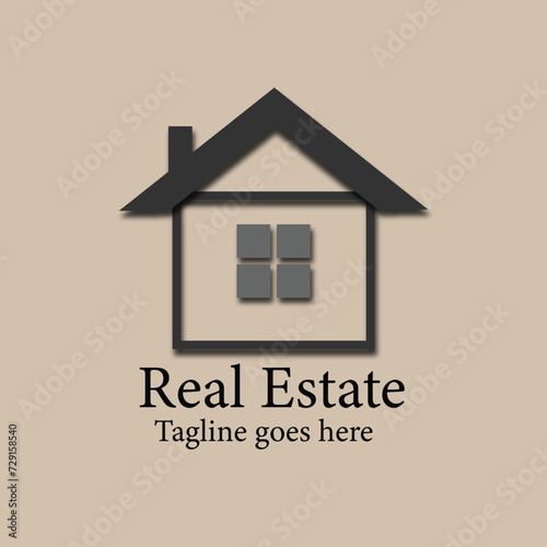 real estate logo house logo