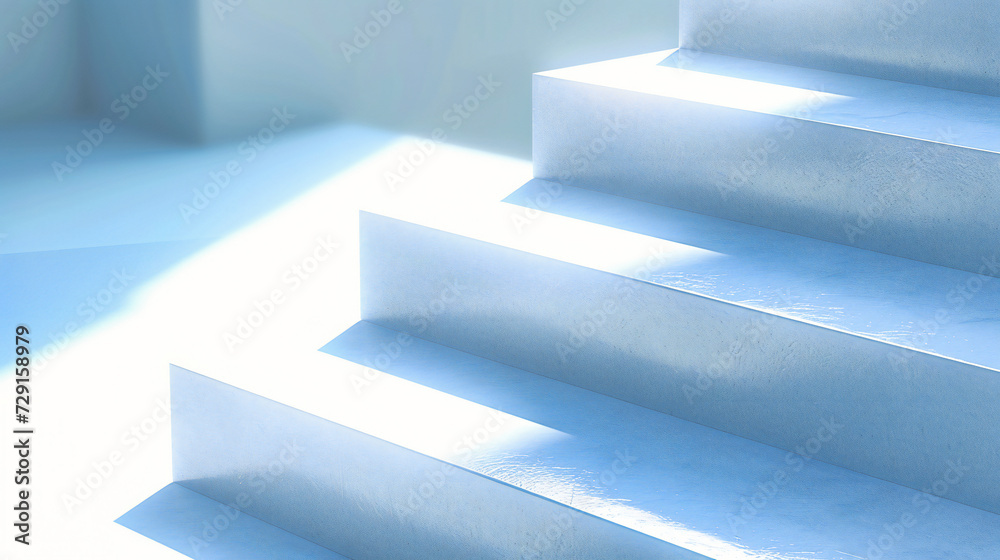 Architectural design of a concrete staircase, presenting a structural pattern and perspective in a modern building or urban setting Architectural design of a concrete staircase, presenting a structural pattern and perspective in a modern building or urban setting