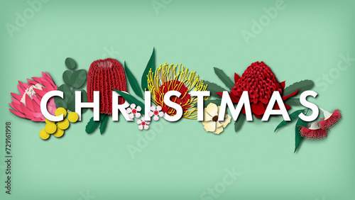 Christmas typography 1920x1080 photo