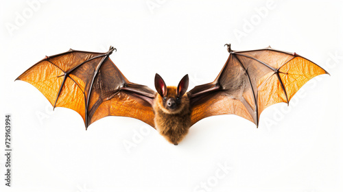 Bat on white