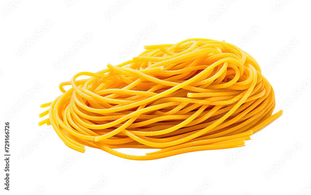 spaghetti dish on a White or Clear Surface PNG Transparent Background