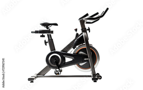 stationary exercise bike on a White or Clear Surface PNG Transparent Background