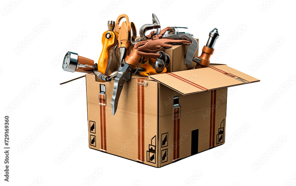 toolset delivery package on a White or Clear Surface PNG Transparent Background toolset delivery package on a White or Clear Surface PNG Transparent Background