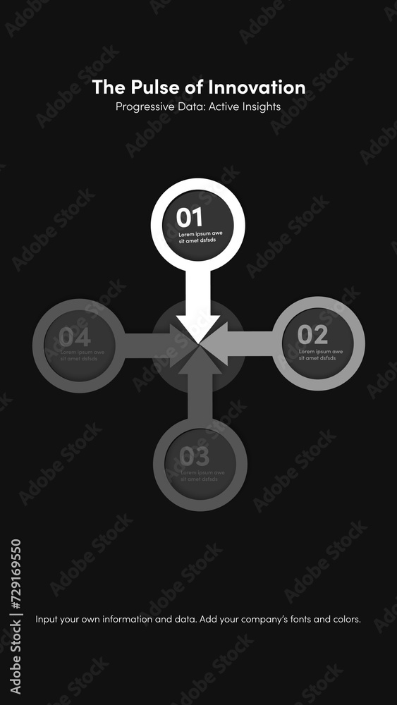 Social Modern Infographics Set | With Control Panel for every Scene ...