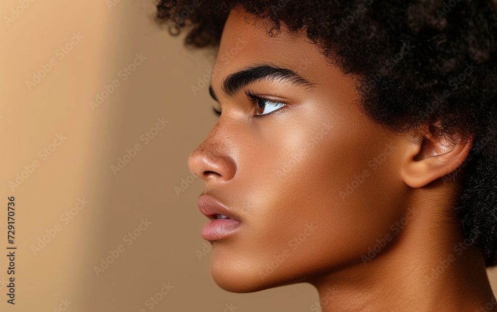 Close-Up of a Person With an Afro Close-Up of a Person With an Afro