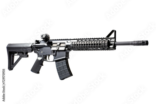 AR 15 Isolated On Transparent Background