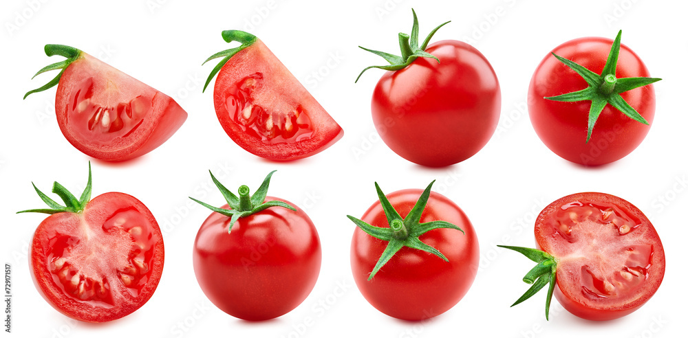 Tomato on a white background Tomato on a white background