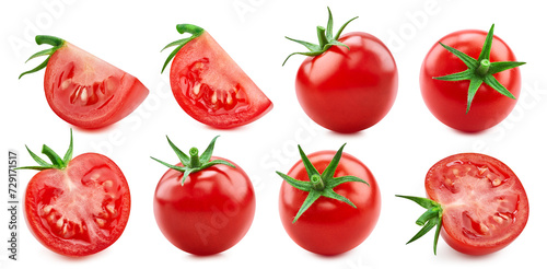 Tomato on a white background © Maks Narodenko