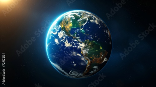 Glowing Horizons: Globe of Sustainable Progress © MAY