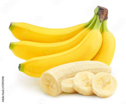 Fresh organic banana isolated