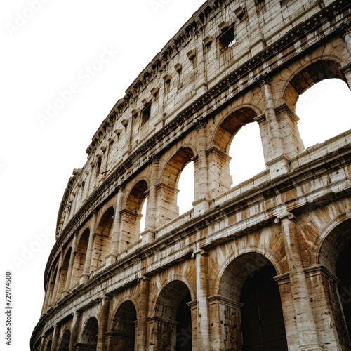 Colosseum Rome on transparent background