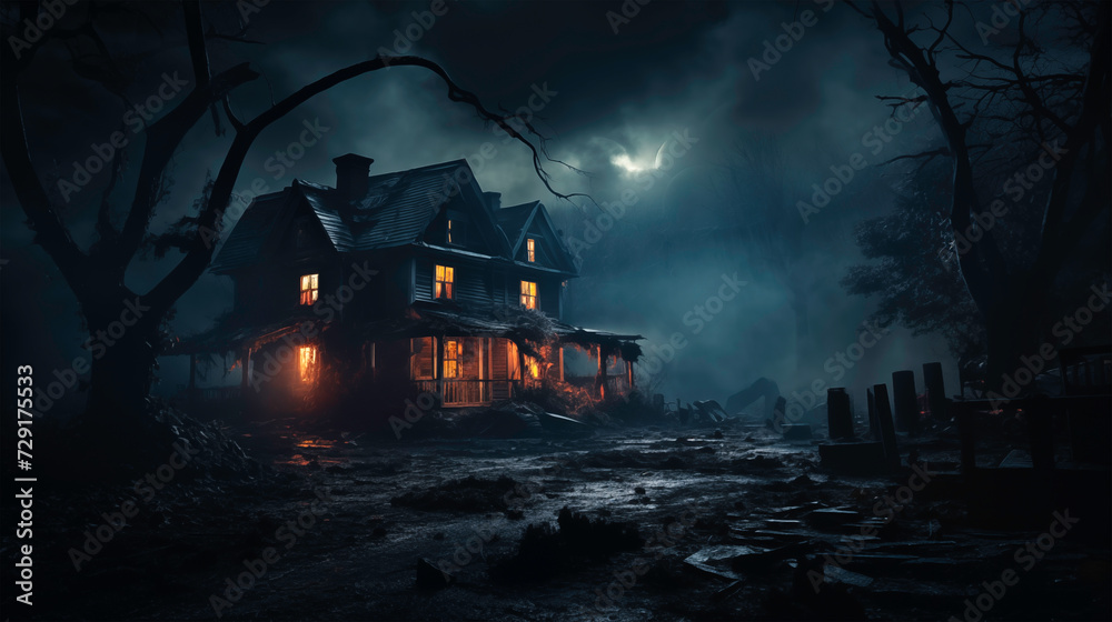 Shadowed Secrets: The Haunting House of Nightmares