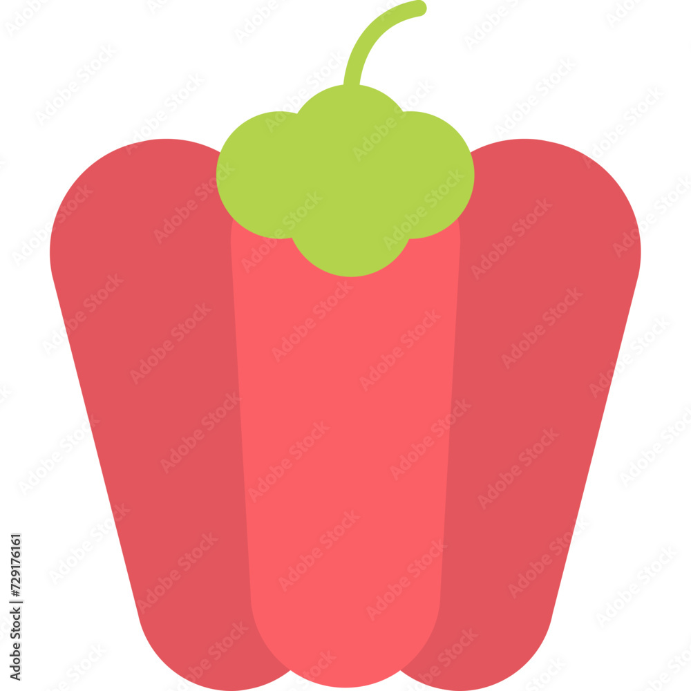 Fototapeta premium Bell Pepper Icon