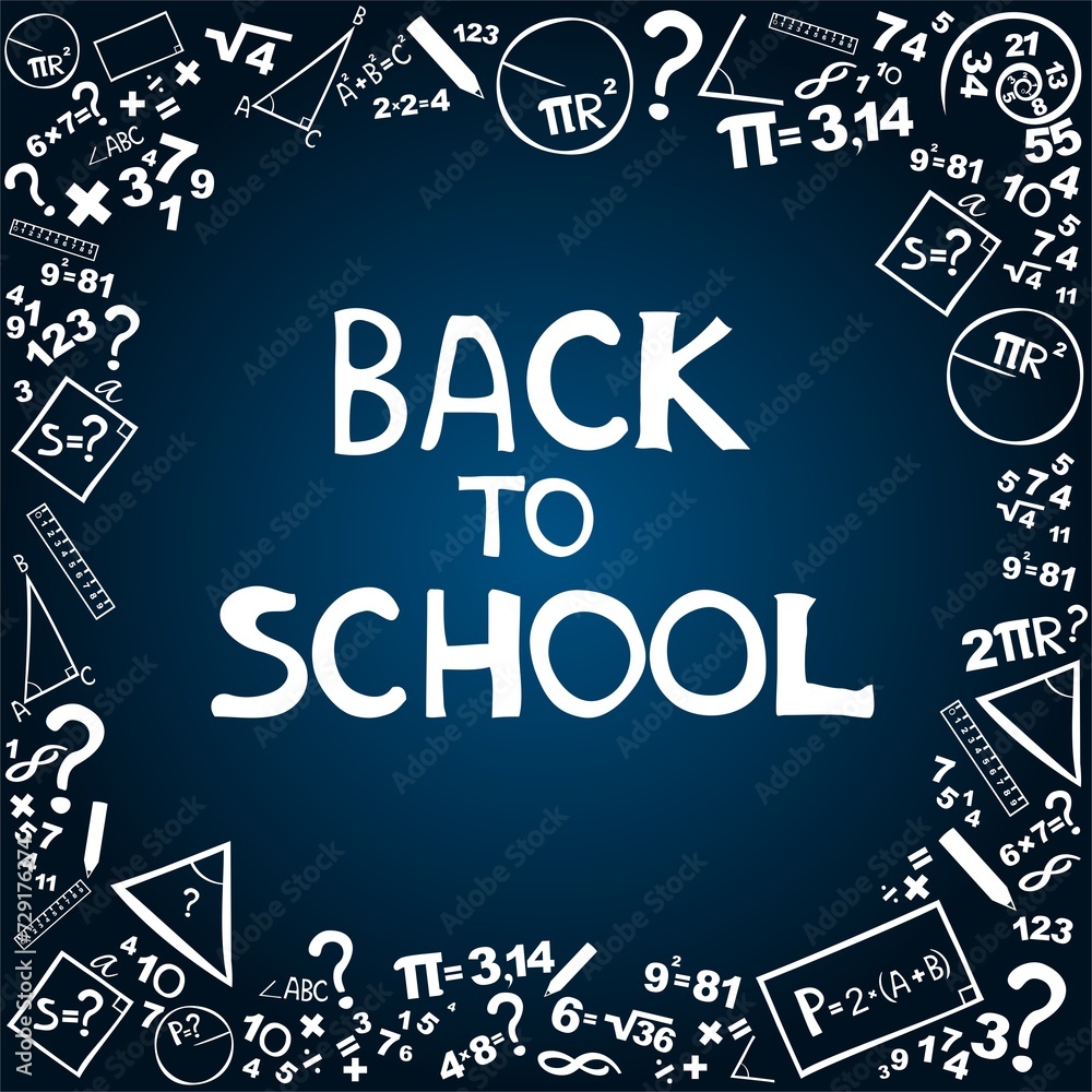 Welcome back to school text. Design element for the design of leaflets, cards, envelopes, covers, flyers sales. Concept of education. Back to school sale banner, poster, flat design colorful. Welcome back to school text. Design element for the design of leaflets, cards, envelopes, covers, flyers sales. Concept of education. Back to school sale banner, poster, flat design colorful.