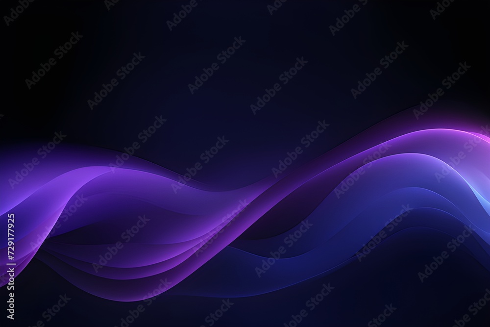 purple glowing waves abstract background 