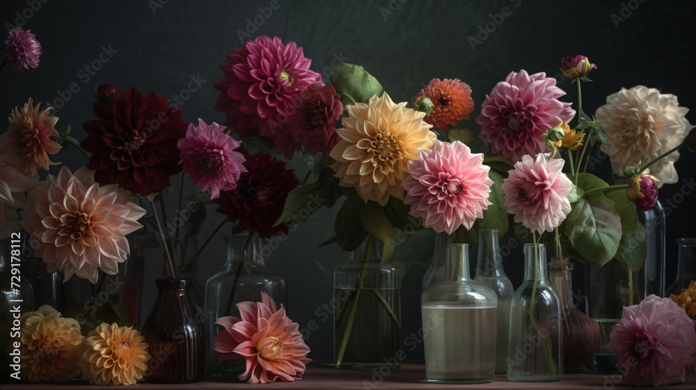 carnation wonderland featuring soft mist and diffused light