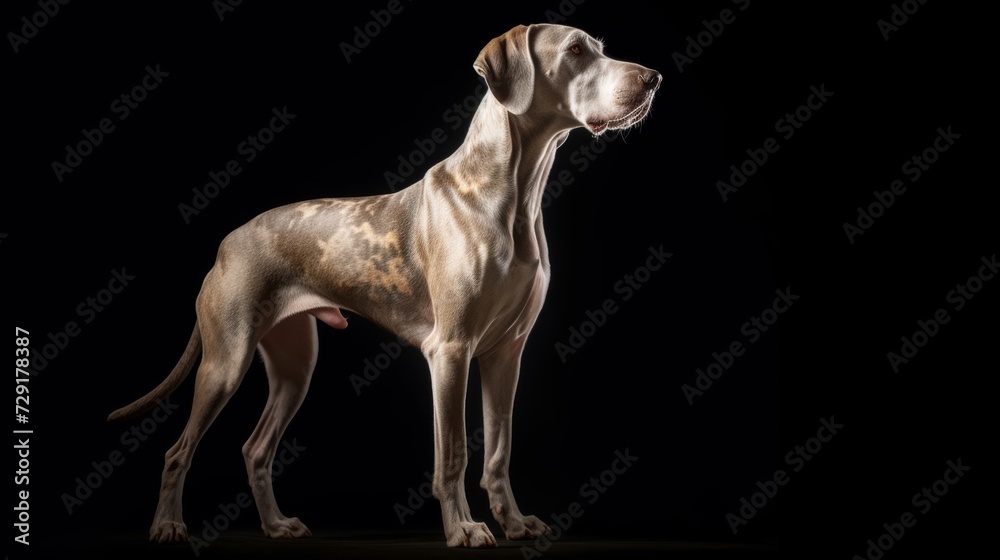 Cute Dog portrait studio shoot Studio background: Copy space Cute Dog portrait studio shoot Studio background: Copy space