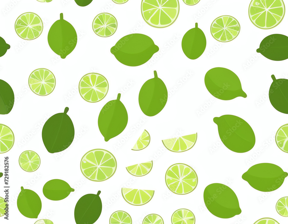 seamless background with lime seamless background with lime
