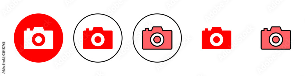 Camera icon set illustration. photo camera sign and symbol. photography icon. Camera icon set illustration. photo camera sign and symbol. photography icon.