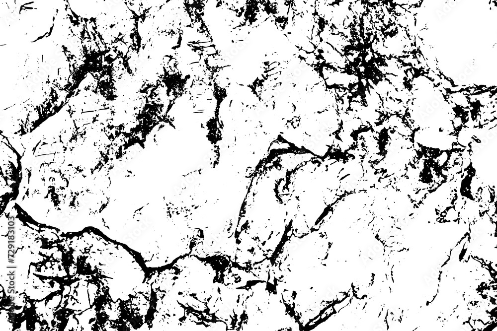 Vector abstract texture stone overlay creat grunge effect on white background.