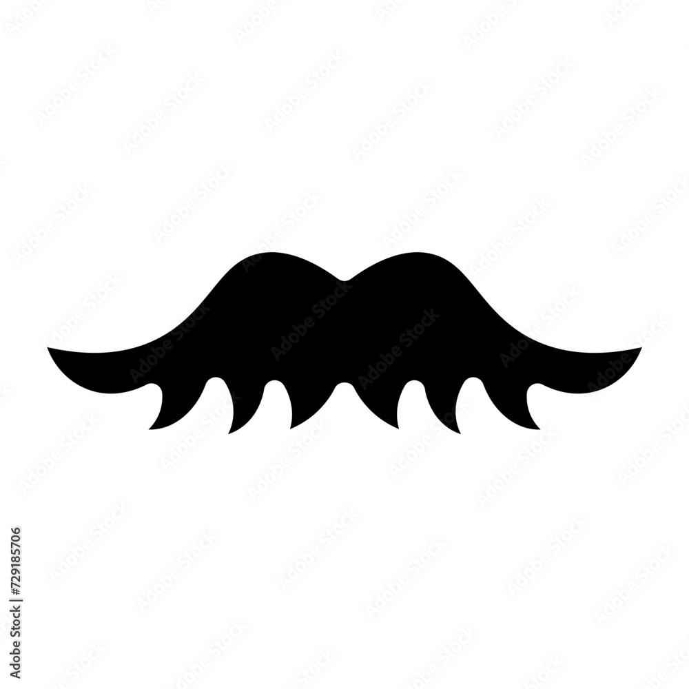 mustache glyph 