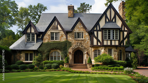 Home architecture design in Tudor Style